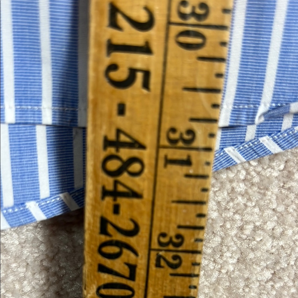 Polo Ralph Lauren Blue Striped Men's Shirt - Picture 4 of 6